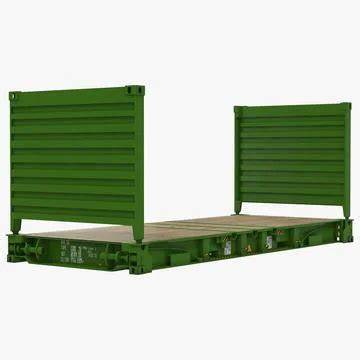 New 20ft Flat Rack Shipping Container