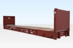 Used 40ft Flat Rack Shipping Container